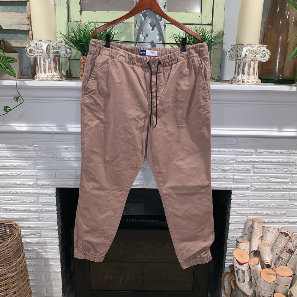Old Navy Modern Jogger Built In Flex Tie Waist Pants Size XL Used - Picture 2 of 7